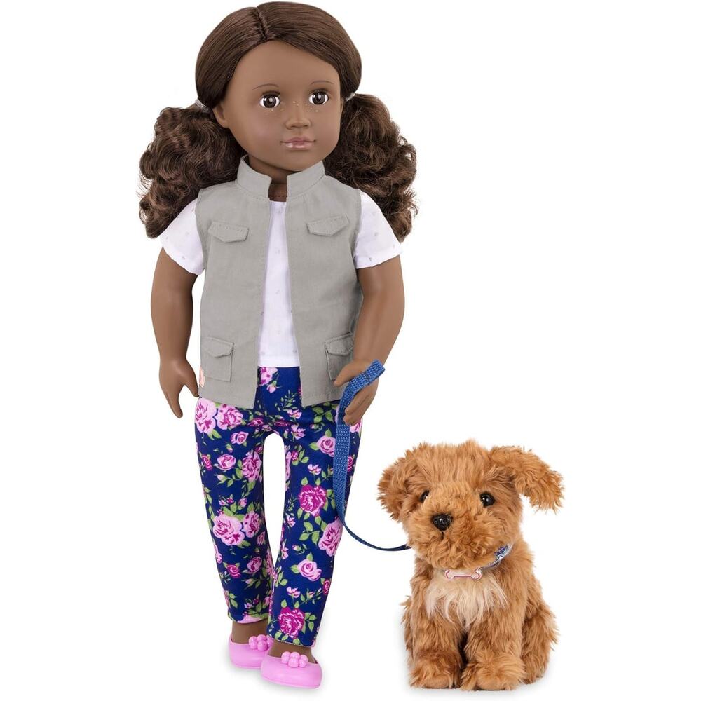 Our Generation Malia - 18" Doll & Pet Poodle Set NWT